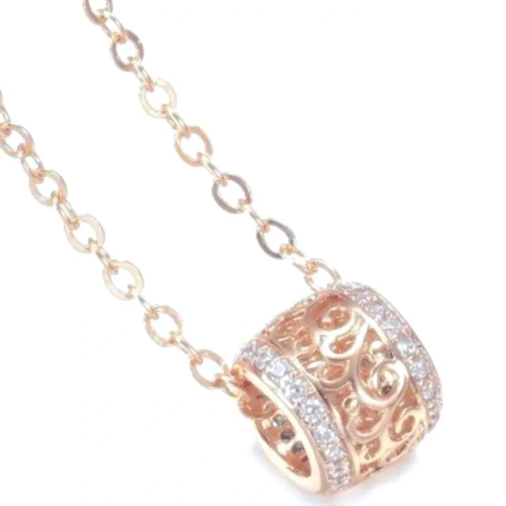 18K Gold Plated charm-necklace.